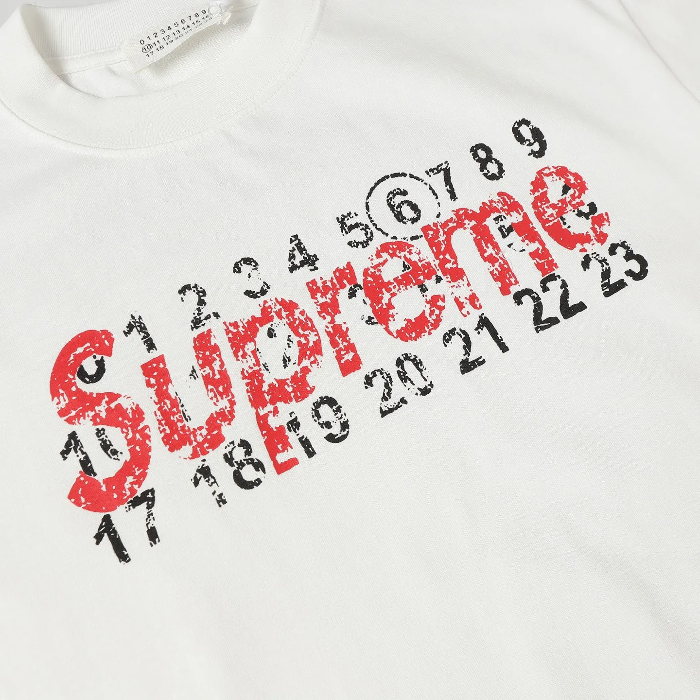 MM 6 ✘ Supreme 25SSNew Arrival T logo ， ， ， Factory ， ， ， ， Same Style ：Black，White Sizes：xs-l